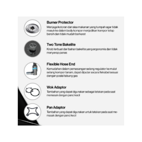 RINNAI BUILT IN GAS 2B RB782GB | 4 - Login Megastore