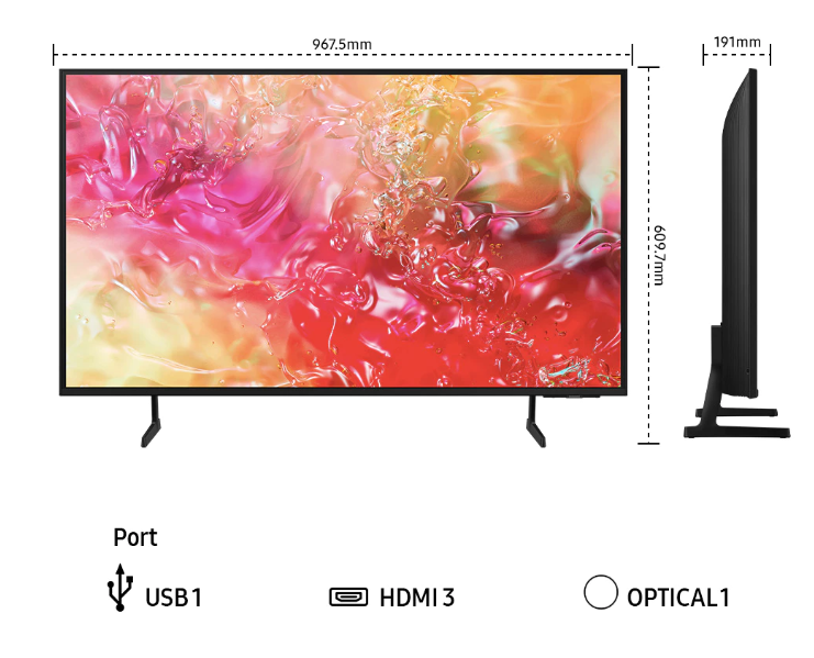 SAMSUNG LED TV UA43DU7000KXXD | 6 - Login Megastore