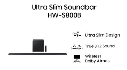 SAMSUNG SOUNDBAR HWS800D | 1 - Login Megastore