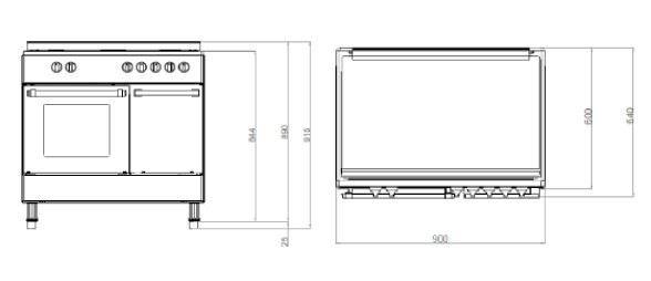 TEKA FREE STANDING GAS FS904GRAPHITE | 3 - Login Megastore