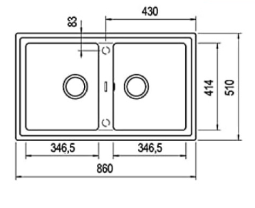 TEKA SINK SNTR STONE90BTG2BWHITE | 4 - Login Megastore