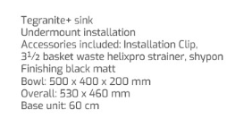 TEKA SINK GRANIT KUBE 50.40 TG | 8 - Login Megastore