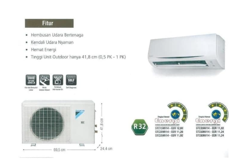 DAIKIN SPLIT AC STC15NV(FTC15NV14+RC15NV14) | 2 - Login Megastore