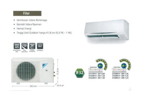 DAIKIN SPLIT AC STC20NV(FTC20NV14+RC20NV14) | 3 - Login Megastore