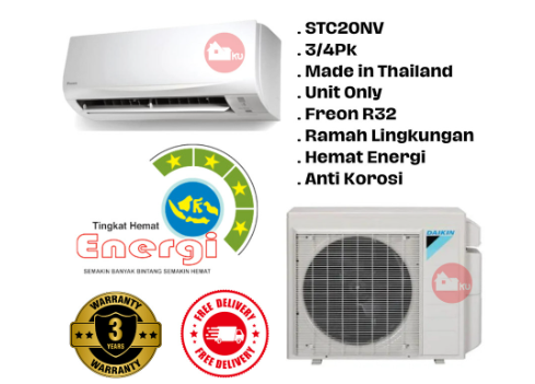 DAIKIN SPLIT AC STC20NV(FTC20NV14+RC20NV14) | 4 - Login Megastore