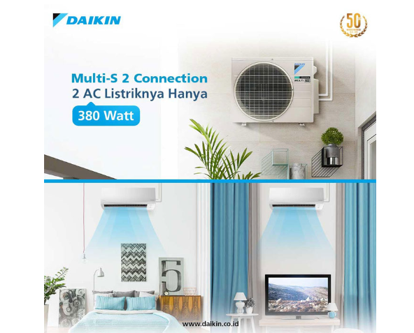 DAIKIN SPLIT AC  2MKC20RVM4(15+20)CTKC15RVM4 | 3 - Login Megastore