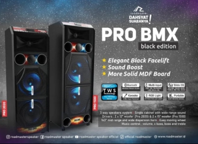 ROADMASTER ACTIVE SPEAKER-PRO 1500 BMX BLACK EDITION | 3 - Login Megastore