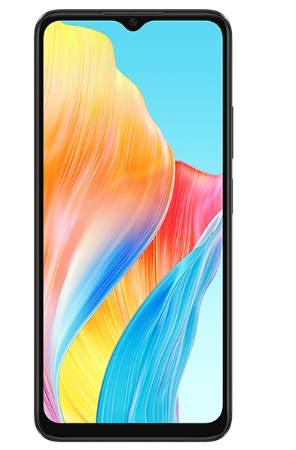 OPPO ANDROID SMART A18 4+128GB GLOWING BLACK | 2 - Login Megastore