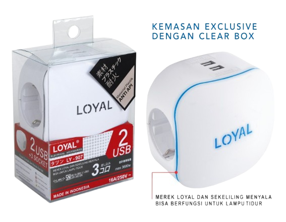 LOYAL SOKET CABLE  LY907 | 1 - Login Megastore