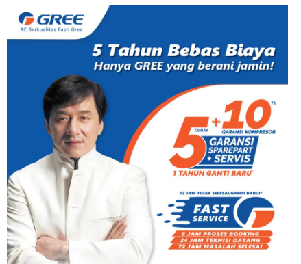 GREE SPLIT AC GWC05C3ES | 4 - Login Megastore