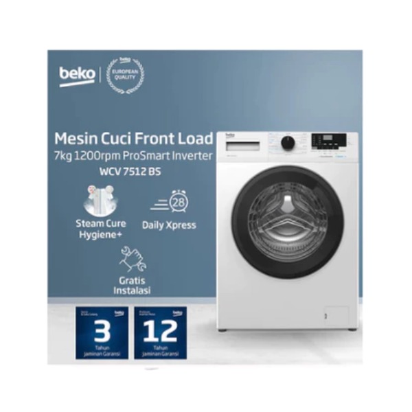 BEKO FRONT LOAD WM WCV7512BS | 4 - Login Megastore
