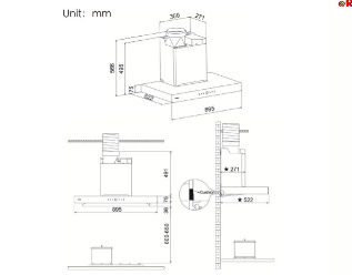 FOTILE CHIMNEY HOOD EMG9008CR | 5 - Login Megastore