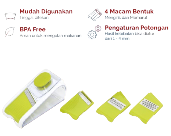 JEJU PERLENGKAPAN DAPUR GRATE SLICER SI0079 | 1 - Login Megastore