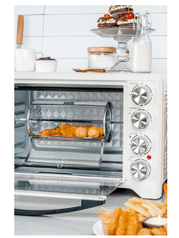 ECOHOME ELECTRIC OVEN PLATINUM EOP888 PEARL WHITE | 3 - Login Megastore