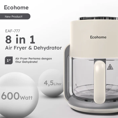 ECOHOME-AIR FRYER-EAF777 WHITE | 4 - Login Megastore
