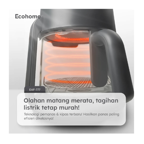 ECOHOME-AIR FRYER-EAF777 BLACK | 4 - Login Megastore