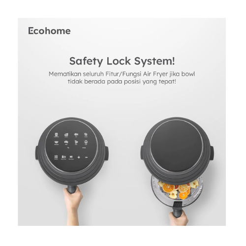ECOHOME-AIR FRYER-EAF777 BLACK | 5 - Login Megastore
