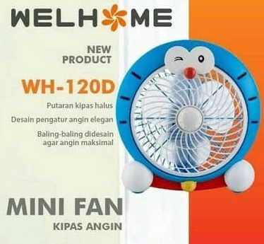 WELHOME DESK FAN WH120D DORAEMON | 2 - Login Megastore