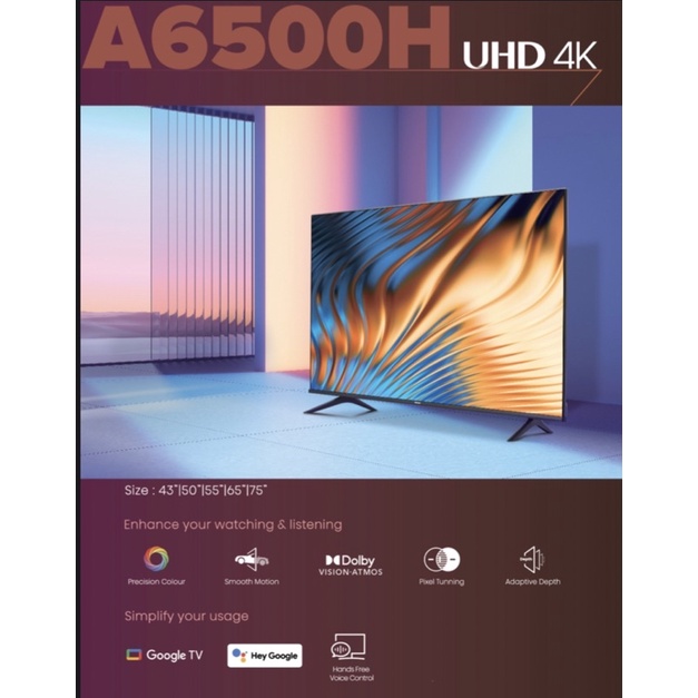 HISENSE - LED TV 55A6500H | 6 - Login Megastore