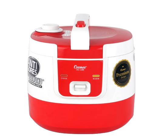 COSMOS-RICE COOKER SAPPCRJ6288 RED | 2 - Login Megastore