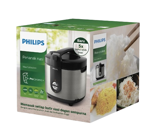 PHILIPS RICE COOKER  HD3138/33 SILVER | 9 - Login Megastore