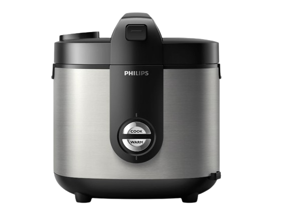 PHILIPS RICE COOKER  HD3138/33 SILVER | 1 - Login Megastore