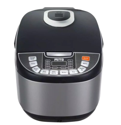 MITO RICE COOKER   R5+ SILVER BLACK | 1 - Login Megastore