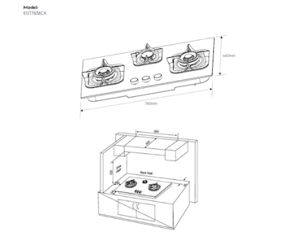 ELECTROLUX BUILT IN GAS 3B EGT7838CK | 6 - Login Megastore