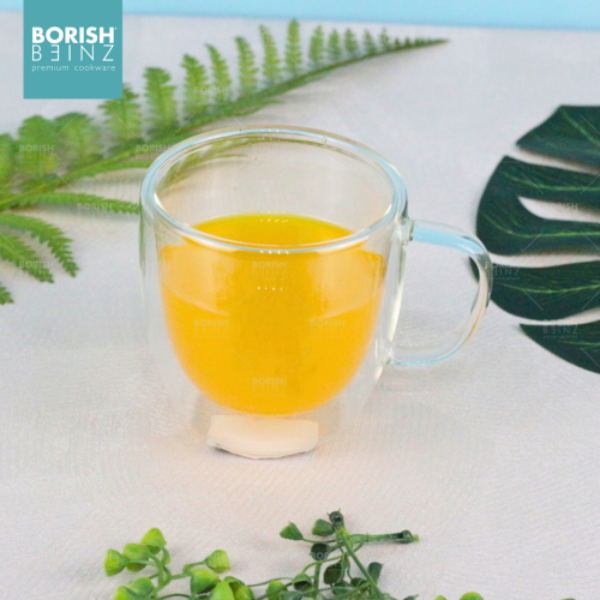 BORISH BEINZ GLASS/MUG GLASS BBGW BX05 CL DOUBLEWALL GLASS - Login Megastore
