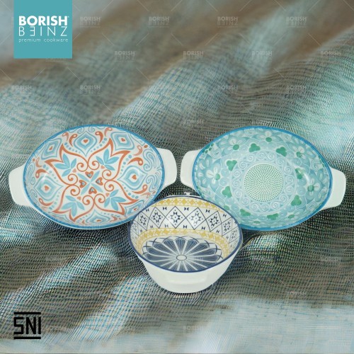 BORISH BEINZ PLATE CRMC PD 4 SERVING DISH (7.5") - Login Megastore