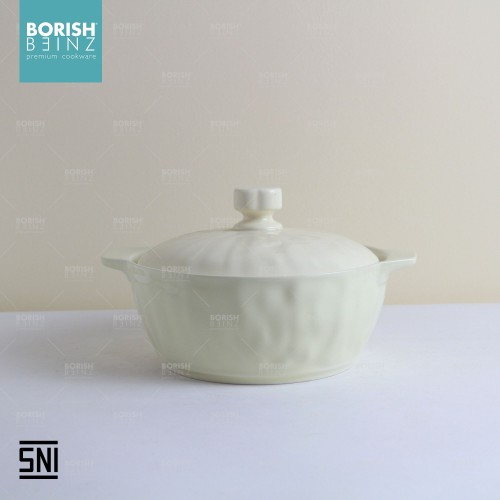 BORISH BEINZ CASSEROLLE XZH 14 MACARON YELLOW RICE CASSEROLE (8.5")