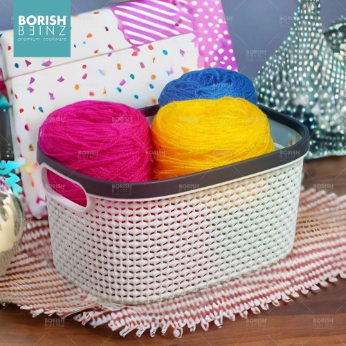 BORISH BEINZ MULTI BASKET BBHW KC37 WH(24.5*17*12.5cm)