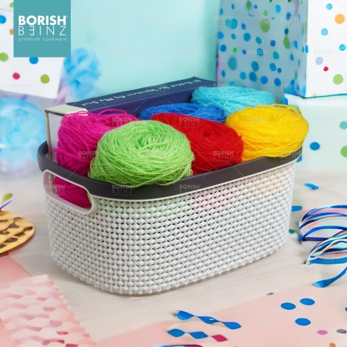 BORISH BEINZ MULTI BASKET BBHW KC38 WH(30*21*13.5cm)