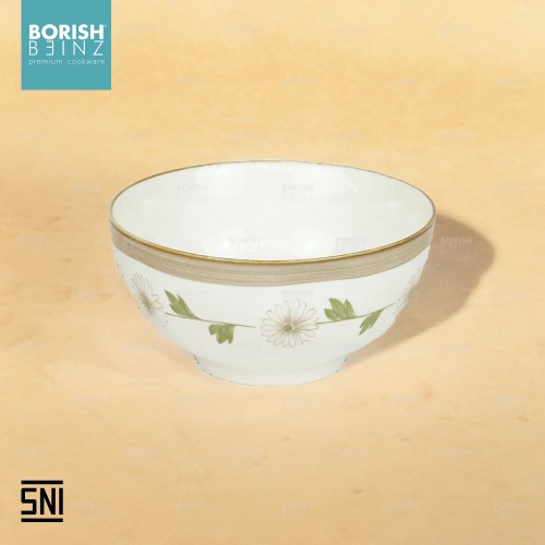 BORISH BEINZ BOWL CRMC XZH 43 LITTLE DAISY NATURAL BOWL(7")