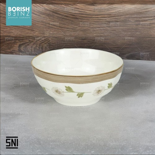 BORISH BEINZ BOWL CRMC XZH 44 LITTLE DAISSY NATURAL BOWL (8")