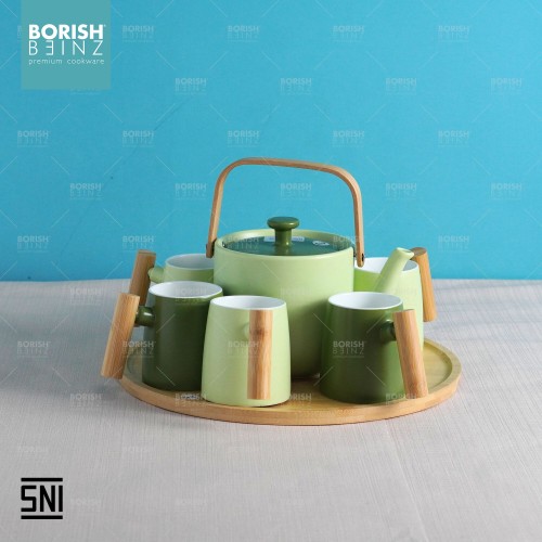 BORISH BEINZ TEA POT XZH 2 CERAMIC TEA  SET