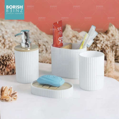 BORISH BEINZ BOTOL DISPENSER SABUN BBHW 8260 WH(set4pcs)