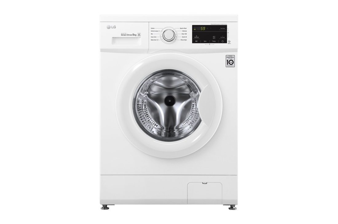 LG - FRONT LOAD WASHING MACHINE FM1208N3W - Login Megastore