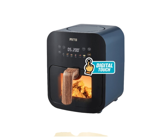 MITO AIR FRYER AF8 CRYSTAL BLACK - Login Megastore