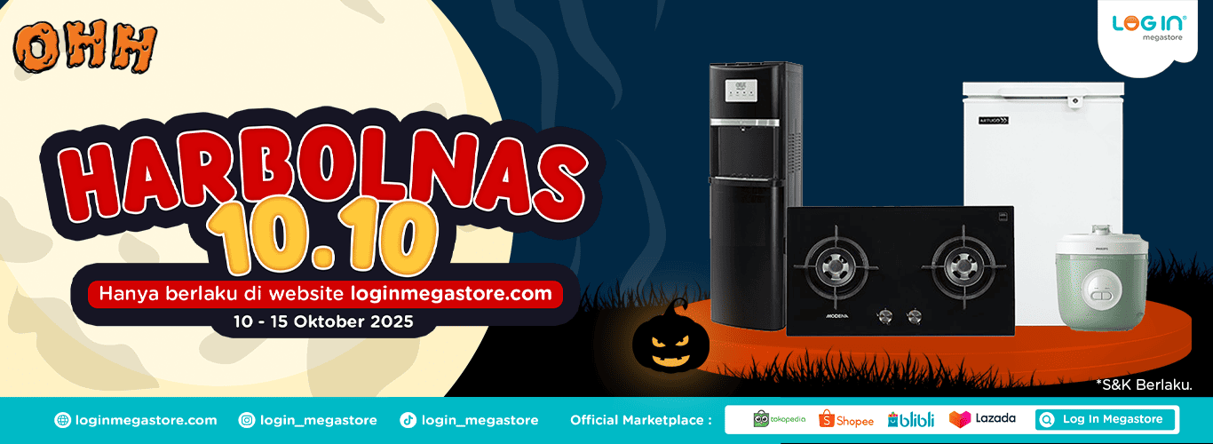 Promo 10.10 Harbolnas Oktober 2025 - Login Megastore