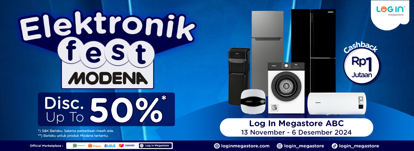 Promo Modena Elektronik Fest - Login Megastore