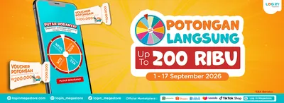 Voucher Potongan 200 Ribu!