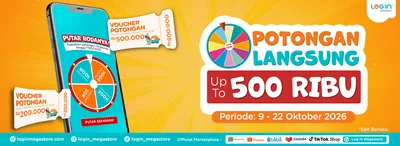 Voucher Potongan 500 Ribu!